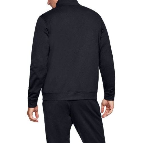 Men's Jumper Under Armour Sportsyle Tricot Jacket - black/onyx white Men's Jumper Under Armour Sportsyle Tricot Jacket - black/onyx white