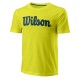 Men's T-shirt Wilson Script Eco Cotton Tee Slimfit M - sulphur spring Men's T-shirt Wilson Script Eco Cotton Tee Slimfit M - sulphur spring