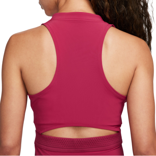 Women's dress Nike Court Dri-Fit Advantage Club Dress - noble red/black Women's dress Nike Court Dri-Fit Advantage Club Dress - noble red/black