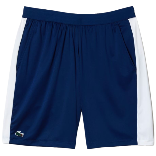 Men's shorts Lacoste Tennis x Daniil Medvedev Regular Fit Shorts - navy blue/white