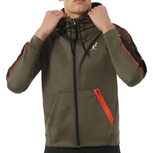 Men's Jumper Australian Volee Jacket with Hood M - verde aneto Men's Jumper Australian Volee Jacket with Hood M - verde aneto