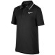 Boys' t-shirt Nike Court B Dry Polo Team - black/white