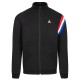 Men's Jumper Le Coq Sportif Tri FZ Sweat No.1 M - black/new optical white/blue electro Men's Jumper Le Coq Sportif Tri FZ Sweat No.1 M - black/new optical white/blue electro
