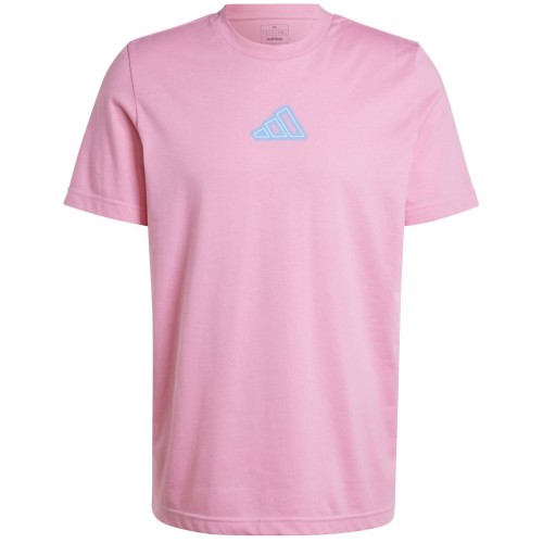 Men's T-shirt Adidas Graphic Play Tennis T-Shirt - bliss pink