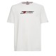 Men's T-shirt Tommy Hilfiger Essentials Big Logo Short Sleeve Tee - ivory Men's T-shirt Tommy Hilfiger Essentials Big Logo Short Sleeve Tee - ivory