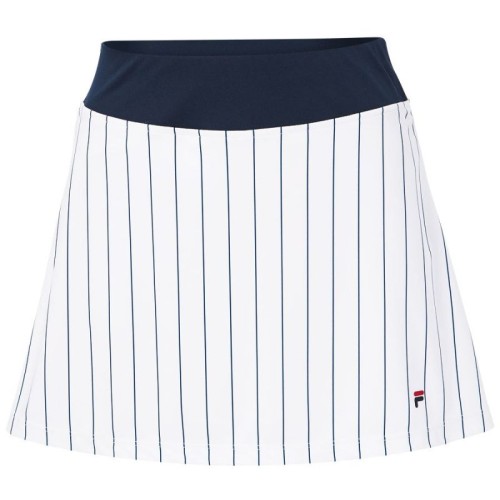Women's skirt Fila Skort Anna W - white/peacoat blue stripe Women's skirt Fila Skort Anna W - white/peacoat blue stripe