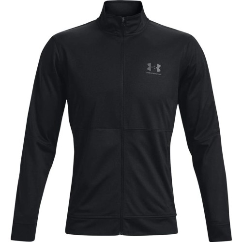 Men's Jumper Under Armour Men's UA Pique Track Jacket - black Men's Jumper Under Armour Men's UA Pique Track Jacket - black