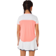 Girls' T-shirt Asics Tennis Short Sleeve Top - guava/brilliant white Girls' T-shirt Asics Tennis Short Sleeve Top - guava/brilliant white