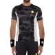 Men's T-shirt Hydrogen Camo Tech T-Shirt - anthracite camuflage/yellow fluo