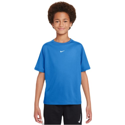 Boys' t-shirt Nike Kids Dri-Fit Multi+ Training Top - light photo blue/white Boys' t-shirt Nike Kids Dri-Fit Multi+ Training Top - light photo blue/white