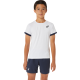 Boys' t-shirt Asics Tennis Short Sleeve Top - brilliant white/midnight Boys' t-shirt Asics Tennis Short Sleeve Top - brilliant white/midnight