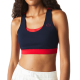 Women's bra Lacoste SPORT Color-Block Recycled Polyester Sports Bra - navy blue/red/green