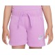 Girls' shorts Nike Sportswear Club FT 5 Short G - violet shock/mint foam