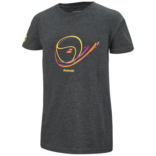Boys' t-shirt Babolat Vintage Tee Boy - dark grey Boys' t-shirt Babolat Vintage Tee Boy - dark grey
