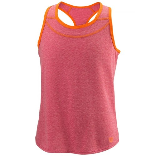 Girls' T-shirt Wilson Competition Tank II - granita/sunrise Girls' T-shirt Wilson Competition Tank II - granita/sunrise