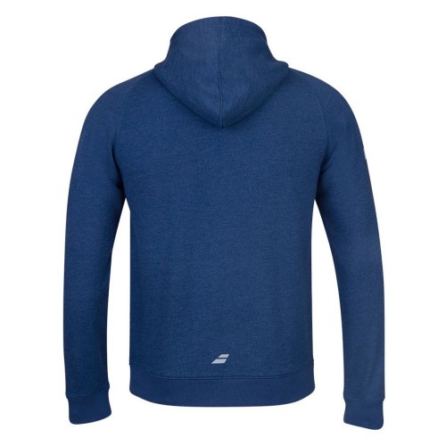 Men's Jumper Babolat Exercise Hood Jacket Men - estate blue heather Men's Jumper Babolat Exercise Hood Jacket Men - estate blue heather