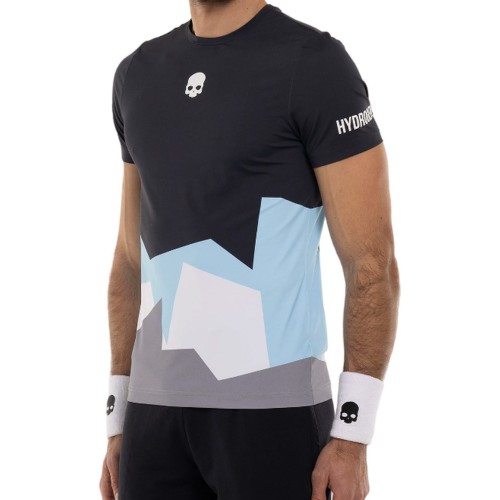 Men's T-shirt Hydrogen Mountains Tech T-shirt - blue navy/white/grey/light blue Men's T-shirt Hydrogen Mountains Tech T-shirt - blue navy/white/grey/light blue