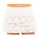 Women's skirt Lucky in Love Novelty Fiesta Scallop Skirt - white