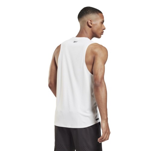 Men's T-shirt Reebok Les Mills Knit Tank Top M - white Men's T-shirt Reebok Les Mills Knit Tank Top M - white