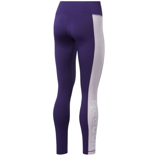 Women's leggings Reebok Training Essentials Linear Logo Poly Legging W - dark orchid Women's leggings Reebok Training Essentials Linear Logo Poly Legging W - dark orchid