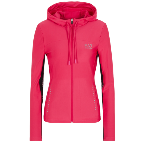 Women's jumper EA7 Woman Jersey Sweatshirt - pink peacock