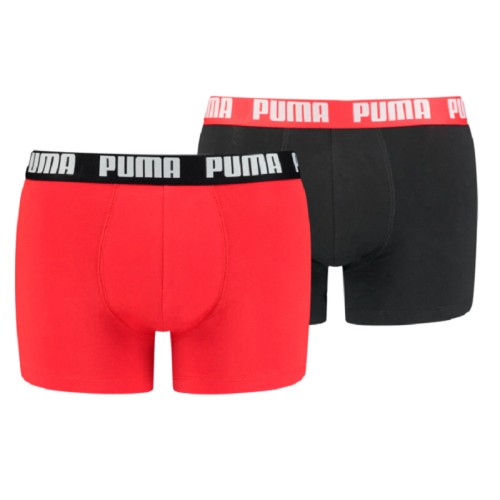 Men's Boxers Puma Basic Boxer 2P - red/black Men's Boxers Puma Basic Boxer 2P - red/black