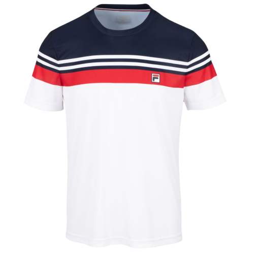 Boys' t-shirt Fila T-Shirt Malte Boys - white/fila red/navy