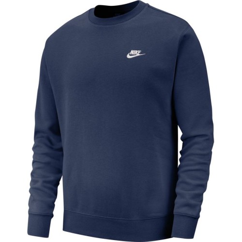 Men's Jumper Nike Swoosh Club Crew M - midnight navy/white Men's Jumper Nike Swoosh Club Crew M - midnight navy/white