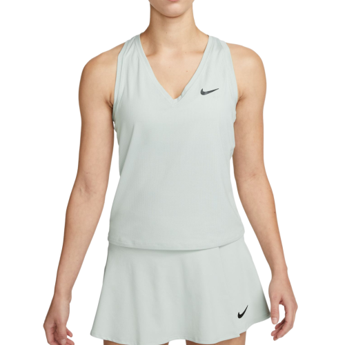 Women's top Nike Court Dri-Fit Victory Tank - light silver/black