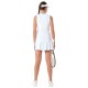 Women's dress Lacoste Sport Dress with Removable Piqu_ Shorts - white/navy blue Women's dress Lacoste Sport Dress with Removable Piqu_ Shorts - white/navy blue