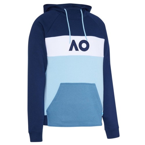 Men's Jumper Australian Open Hoodie Colourblock Stripe - multicolor Men's Jumper Australian Open Hoodie Colourblock Stripe - multicolor