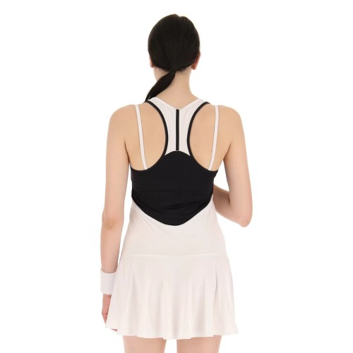 Women's dress Lotto Top W IV Dress 1 - bright white/all black Women's dress Lotto Top W IV Dress 1 - bright white/all black
