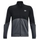 Men's Jumper Under Armour Tricot Jacket - black/pitch gray Men's Jumper Under Armour Tricot Jacket - black/pitch gray