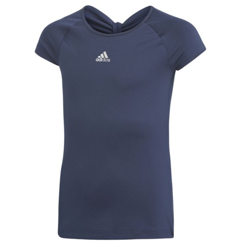 Girls' T-shirt Adidas G Ribbon Tee - collegiate navy Girls' T-shirt Adidas G Ribbon Tee - collegiate navy