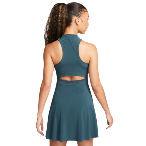 Women's dress Nike Court Dri-Fit Advantage Club Dress - deep jungle/white Women's dress Nike Court Dri-Fit Advantage Club Dress - deep jungle/white