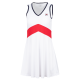 Women's dress Fila Dress Gloria - white/fila red
