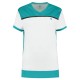 Women's T-shirt K-Swiss Hypercourt Advantage Tee 2 W - white/aruba blue Women's T-shirt K-Swiss Hypercourt Advantage Tee 2 W - white/aruba blue
