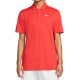 Men's Polo T-shirt Nike Men's Court Dri-Fit Solid Polo - university red/white