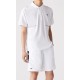 Men's shorts Lacoste SPORT Printed Side Bands Shorts - white/navy blue Men's shorts Lacoste SPORT Printed Side Bands Shorts - white/navy blue