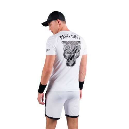 Men's T-shirt Hydrogen Padel Dogs Tech Tee Man - white Men's T-shirt Hydrogen Padel Dogs Tech Tee Man - white