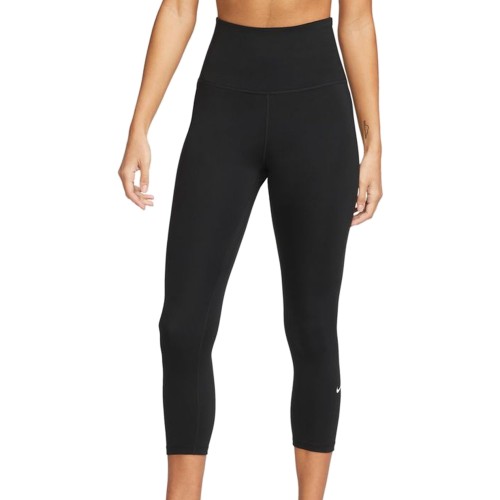 Women's leggings Nike Dri-Fit One Crop Training Tights W - black/white Women's leggings Nike Dri-Fit One Crop Training Tights W - black/white