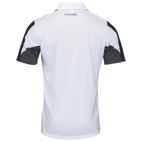 Men's Polo T-shirt Head Club 22 Tech Polo Shirt M - white/dark blue Men's Polo T-shirt Head Club 22 Tech Polo Shirt M - white/dark blue
