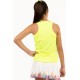 Girls' T-shirt Lucky in Love Core V-Neck Cutout Tank Girls - neon yellow Girls' T-shirt Lucky in Love Core V-Neck Cutout Tank Girls - neon yellow