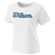 Women's T-shirt Wilson Script Eco Cotton Tee W - white