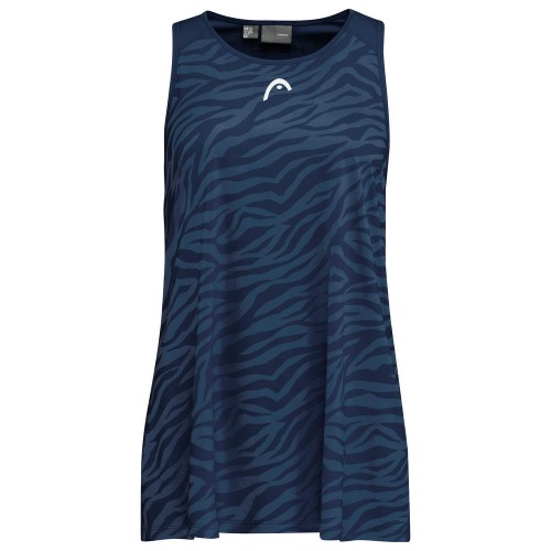 Women's top Head Agility Tank Top W - dark blue/print vision