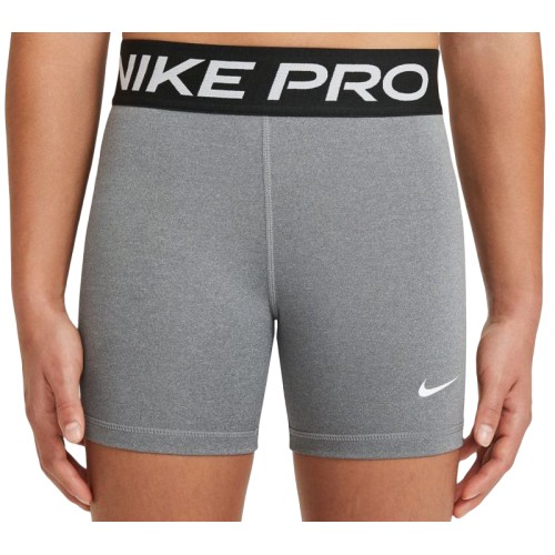 Girls' shorts Nike Pro 3in Shorts - carbon heather/white