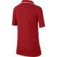 Boys' t-shirt Nike Court B Dry Polo Team - gym red/white/white