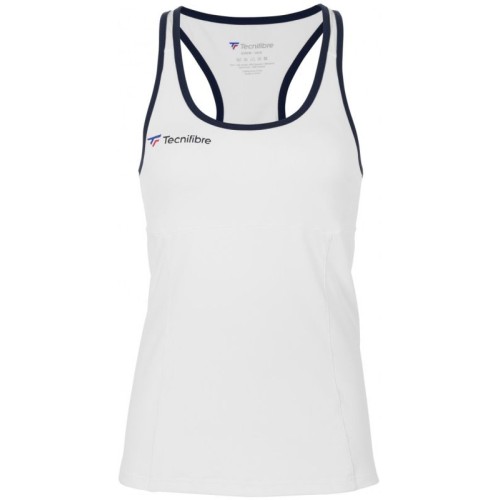 Women's top Tecnifibre Lady F3 Tank Top - white