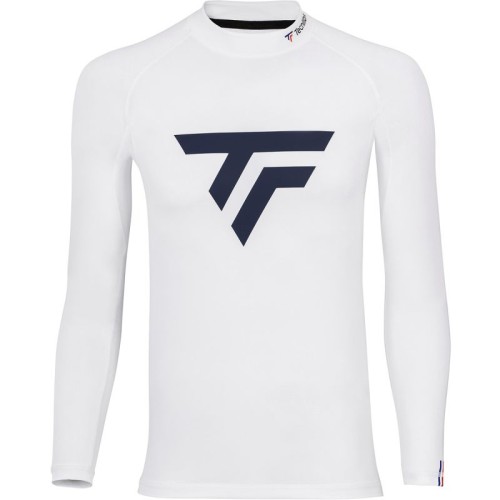 Men’s compression clothing Tecnifibre Tech Tee Longsleeves M - white