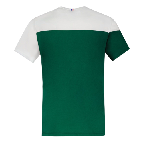 Men's T-shirt Le Coq Sportif BAT Tee Short Sleeve N°3 SS23 - vert fonc_ camuset Men's T-shirt Le Coq Sportif BAT Tee Short Sleeve N°3 SS23 - vert fonc_ camuset